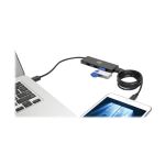 Tripp Lite U360-004-SLIM Ultraflache tragbare USB 3.x (5 Gbps) Nabe mit 4 Ports