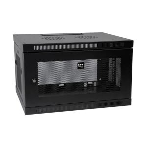 Tripp Lite SRW6UDP SmartRack 6-HE-Mini-Rack-Gehäuse mit flachem Profil, tiefenverstellbar, Wandhalterung