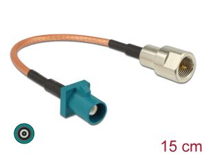 DELOCK Antennenkabel FAKRA Z-St > FME-St RG-316 0.15m