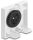 DeLOCK Easy 45 Kabeldurchführung rund Ø 16 mm weiß / schwarz