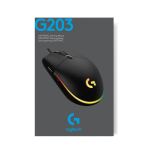 Logitech G 910-005796 Maus Gaming rechts USB Typ-A 8000 DPI