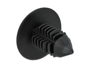 DELOCK Tannenbaum Clip schwarz 10 Stück schwarz