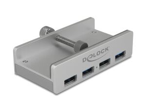 DELOCK HUB USB 3.0 4Port 5xTyp-A Bu extern Feststellschraube