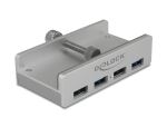 DELOCK HUB USB 3.0 4Port 5xTyp-A Bu extern Feststellschraube