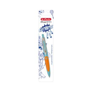 Herlitz my.pen Blau Clip-on-Einziehkugelschreiber 1 Stück(e)
