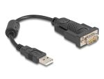 DeLOCK 64276 Serien-Kabel Schwarz 0,25 m USB Typ-A RS-232