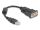 DeLOCK 64276 Serien-Kabel Schwarz 0,25 m USB Typ-A RS-232