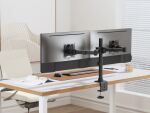 Equip 17"-35" Hochleistungs-Tischhalterung für zwei Monitore mit Gelenkfunktion