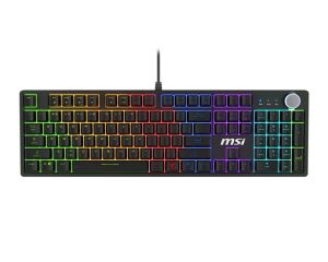 MSI FORGE GK320 RED Tastatur Gaming USB QWERTY Englisch Schwarz