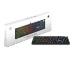 MSI FORGE GK320 RED Tastatur Gaming USB QWERTY Englisch Schwarz