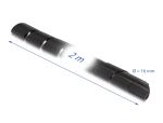 DELOCK Spiralschlauch flexibel 2 m x 16 mm schwarz