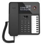 Gigaset DESK 600 Analoges Telefon Anrufer-Identifikation Schwarz