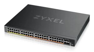 Zyxel XMG2230-52HP Managed L2/L3 2.5G Ethernet (100/1000/2500) Power over Ethernet (PoE) 1U Schwarz