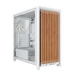 Corsair FRAME 4000D WOOD RS Midi Tower Holz, Weiß