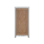 Corsair FRAME 4000D WOOD RS Midi Tower Holz, Weiß