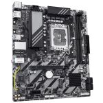 GIGABYTE B860M E Mainboard - Intel Core Ultra Series CPUs, 4+1+2 Phasen VRM, bis zu 8800MHz DDR5 (O.C), 2xPCIe 4.0 M.2, 1GbE LAN, USB 3.2 Gen 1