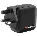 Verbatim Mini GaN Charger 100W Universal Schwarz AC Schnellladung Drinnen