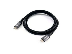 Equip USB 4 Gen 3 C-auf-C-Kabel, M/M, 0.5m, PD3.1 240W, 8K/60Hz, 40Gbps, Schwarz