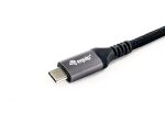 Equip USB 4 Gen 3 C-auf-C-Kabel, M/M, 0.5m, PD3.1 240W, 8K/60Hz, 40Gbps, Schwarz