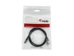Equip USB 4 Gen 3 C-auf-C-Kabel, M/M, 0.5m, PD3.1 240W, 8K/60Hz, 40Gbps, Schwarz