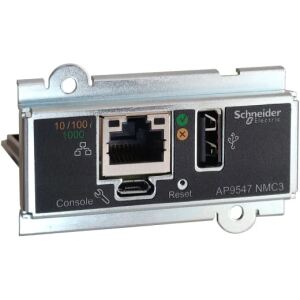 APC Netzwerkmanagement-Karte, USV Netzwerkmanagement-Karten, für Easy UPS 3 Serie, 3-Phasen, Fernüberwachung und -verwaltung der USV