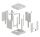 Lanberg WF11-3309-10S Rack 9U Wandmontiertes Regal Grau