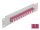 DeLOCK 10″ LWL Patchpanel 12 Port LC Duplex violett 1 HE grau