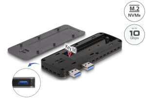 DELOCK USB 3.2 Gen 2 Gehäuse für PlayStation 5 M.2 NVMe Slot