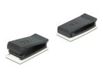 DELOCK Kabelhalter verchlussclip selbstkl. schwarz 10...