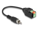 DeLOCK Kabel Cinch Stecker zu Terminalblock Adapter mit...
