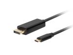 Lanberg CA-CMDP-10CU-0005-BK Videokabel-Adapter 0,5 m USB...