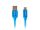 Lanberg CA-USBM-20CU-0018-BL USB Kabel USB 2.0 1,8 m Micro-USB A USB A 0,48 Gbit/s Blau