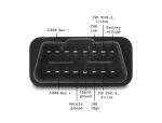 DELOCK Adapterkabel OBD-2 Stecker auf Sub-D 9 Pin Buchse