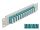 DELOCK 10" LWL Patchpanel 12 Port LC Quad aqua 1 HE grau
