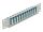 DELOCK 10" LWL Patchpanel 12 Port LC Quad aqua 1 HE grau