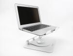 DeLOCK Tablet und Notebook Standhalterung verstellbar Aluminium - 360° drehbar
