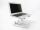 DeLOCK Tablet und Notebook Standhalterung verstellbar Aluminium - 360° drehbar