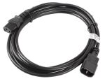 Lanberg CA-C13E-11CC-0030-BK Stromkabel Schwarz 3 m...