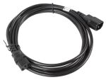 Lanberg CA-C13E-11CC-0030-BK Stromkabel Schwarz 3 m C13-Koppler C14-Koppler