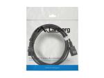 Lanberg CA-C13E-11CC-0030-BK Stromkabel Schwarz 3 m C13-Koppler C14-Koppler