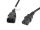 Lanberg CA-C13E-11CC-0030-BK Stromkabel Schwarz 3 m C13-Koppler C14-Koppler