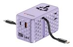 Verbatim Charge n Travel 70W Universal Violett AC Schnellladung Drinnen
