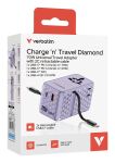 Verbatim Charge n Travel 70W Universal Violett AC Schnellladung Drinnen
