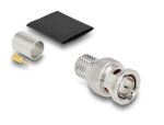 DELOCK BNC Stecker z.Crimpen RG-11 mit passend.Schrumpfschl