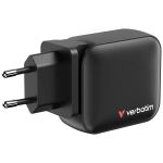 Verbatim GaN Charger 100W Universal Schwarz AC Schnellladung Drinnen