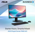 ASUS ExpertCenter P400 AiO P440VAESK-BPC283X Intel Core 7 240H 60,5 cm (23.8") 1920 x 1080 Pixel All-in-One-PC 16 GB DDR5-SDRAM 512 GB SSD Windows 11 Pro Wi-Fi 6E (802.11ax) Schwarz