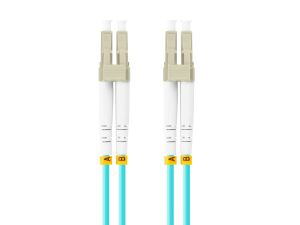Lanberg FO-LULU-MD31-0010-TQ InfiniBand/Glasfaserkabel 1 m LC Aqua-Farbe