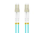 Lanberg FO-LULU-MD31-0010-TQ InfiniBand/Glasfaserkabel 1 m LC Aqua-Farbe