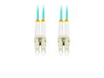 Lanberg FO-LULU-MD31-0010-TQ InfiniBand/Glasfaserkabel 1 m LC Aqua-Farbe