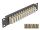 DELOCK 10" LWL Patchpanel 12 Port LC Quad beige 1 HE schwarz